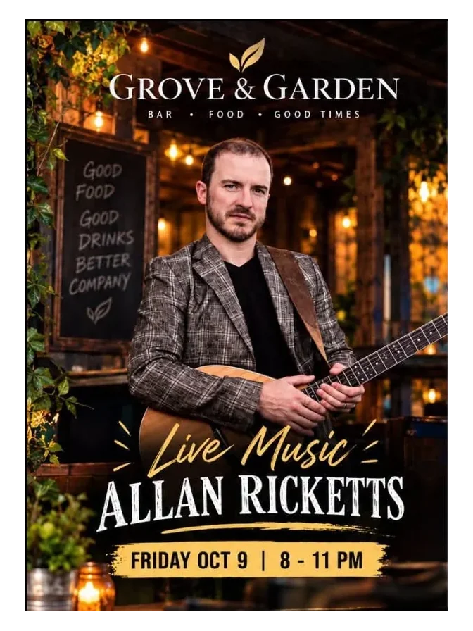 Live Music: Allan Ricketts