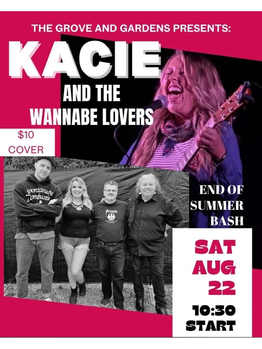 Kacie and the Wannabe Lovers - End of Summer Bash