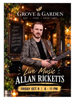 Live Music: Allan Ricketts