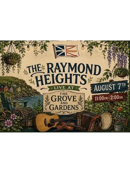 The Raymond Heights Live at The Grove and Gardens